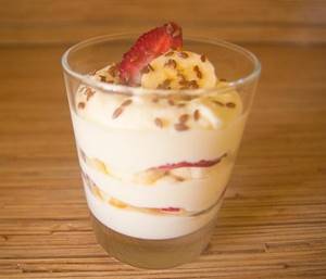 curd mousse with calorie content 115 kcal