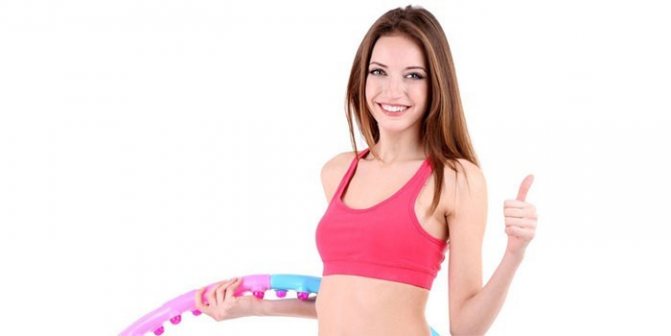 Heavy hula hoop for weight loss
