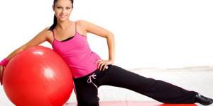 Exercise with fitball