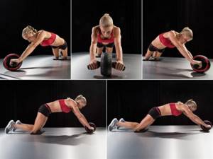 Ab roller exercise