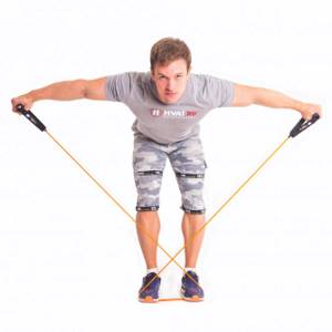 Упражнения для мужчин с резиновой лентой на все группы мышц