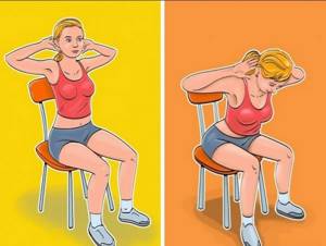 Exercises for a flat stomach and thin waist