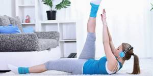Exercises to tighten the abdominal skin