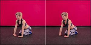 Exercises for stretching the lumbosacral spine