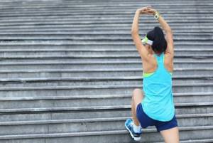 Exercises on the stairs