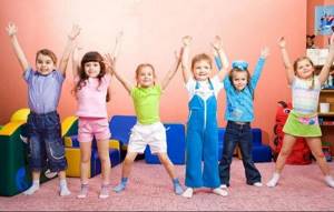 Morning exercises for children should be done in a light playful way.