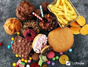 Junk food for weight loss with subcutaneous fat