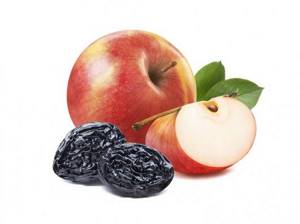 яблоки и чернослив