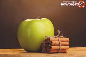 Apples and cinnamon to cleanse the body