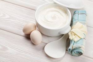 яйца и йогурт