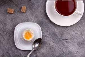 egg and coffee