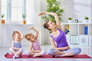 Fitness classes with children