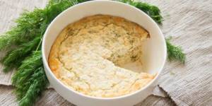 Casserole with dill