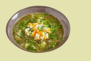 Green borscht with sorrel – picture