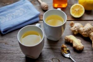 Green tea ginger lemon honey for weight loss