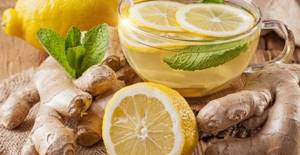 Green tea with ginger and lemon recipe