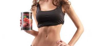 Woman with Energy Diet drink