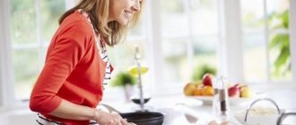 Woman over 40 preparing healthy food